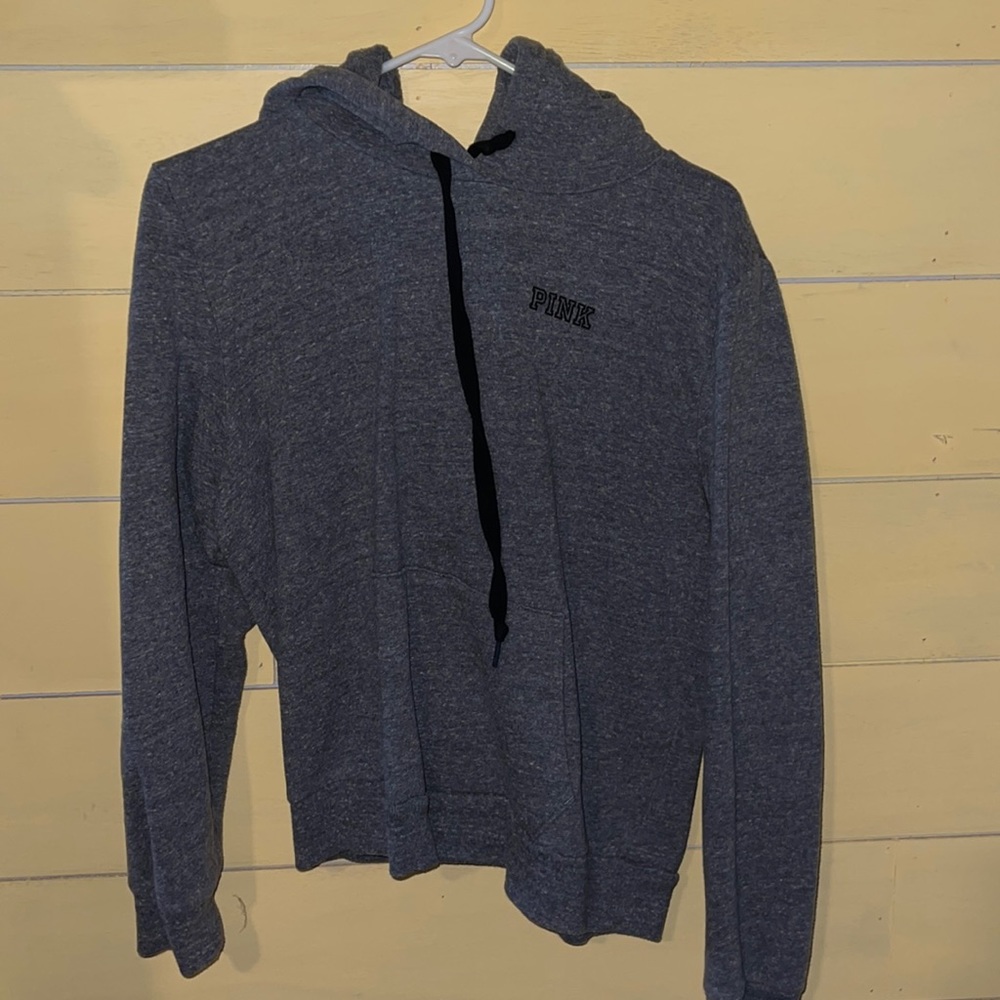 Gray PINK hoodie